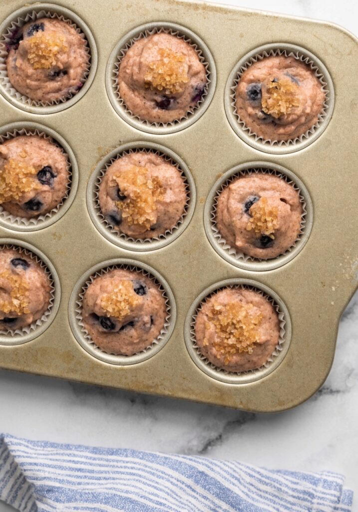 Banana Blueberry Muffins