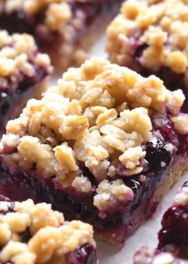 Blueberry Oatmeal Bars