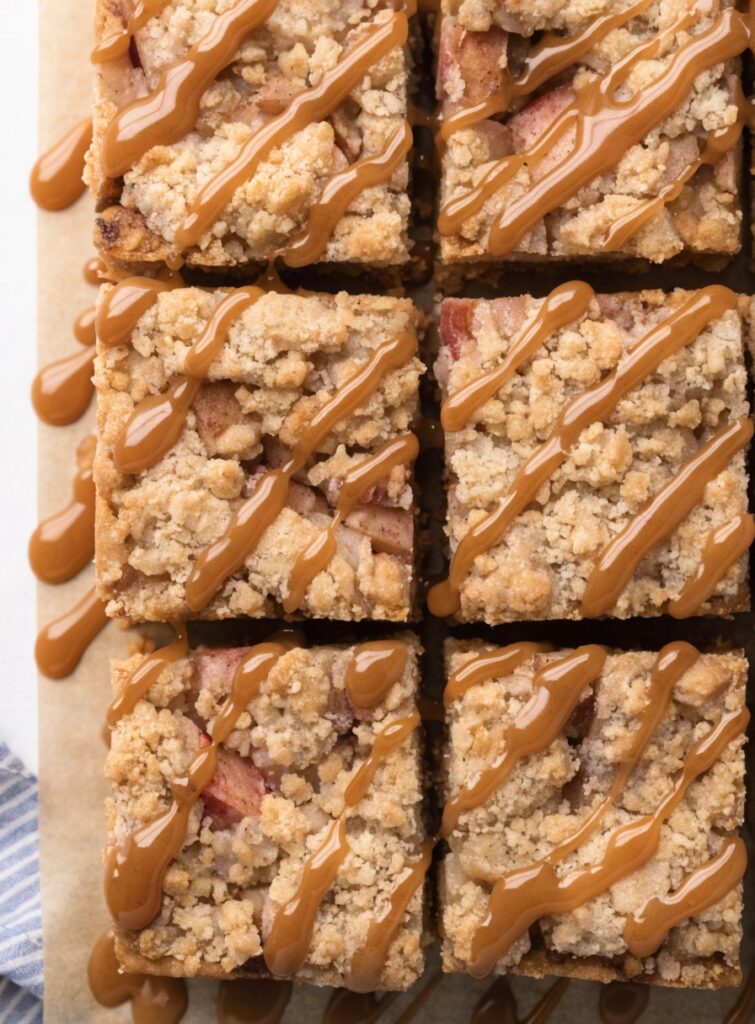 Caramel Apple Cheesecake Bars