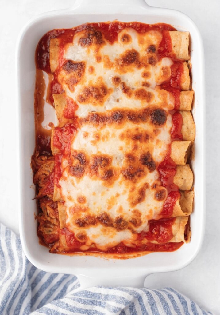 Cheesy Potato Enchiladas