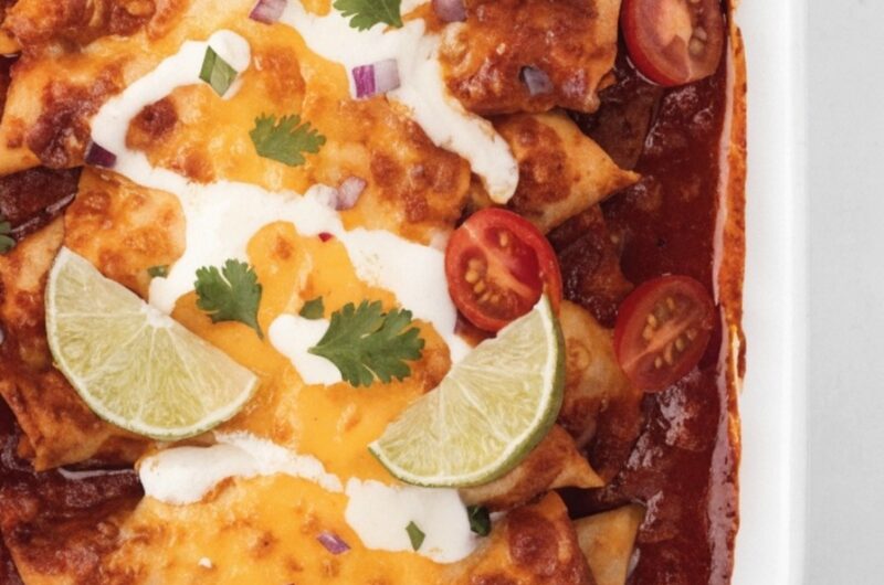 Cheesy Potato Enchiladas