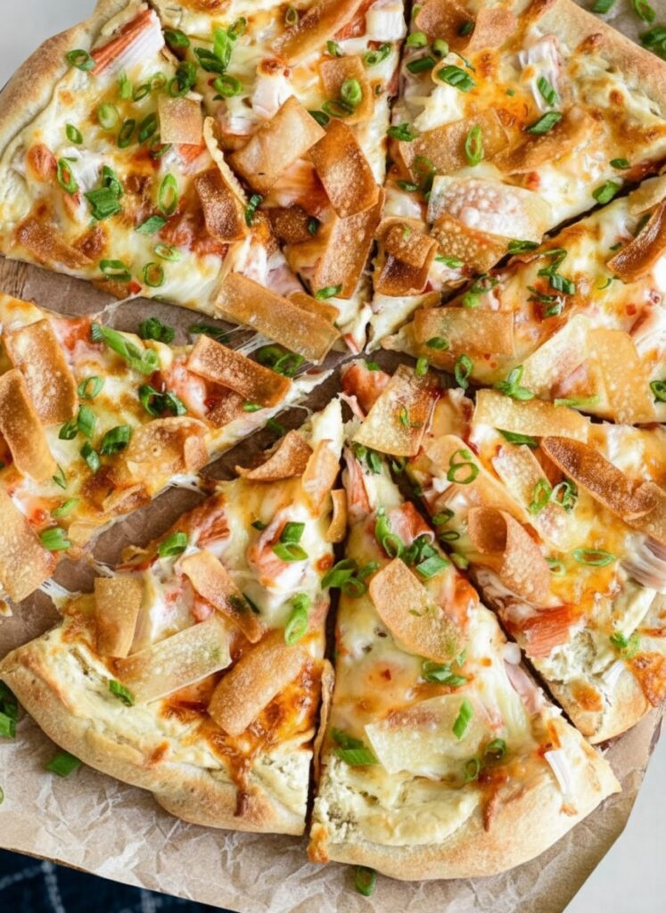 Crab Rangoon Pizza