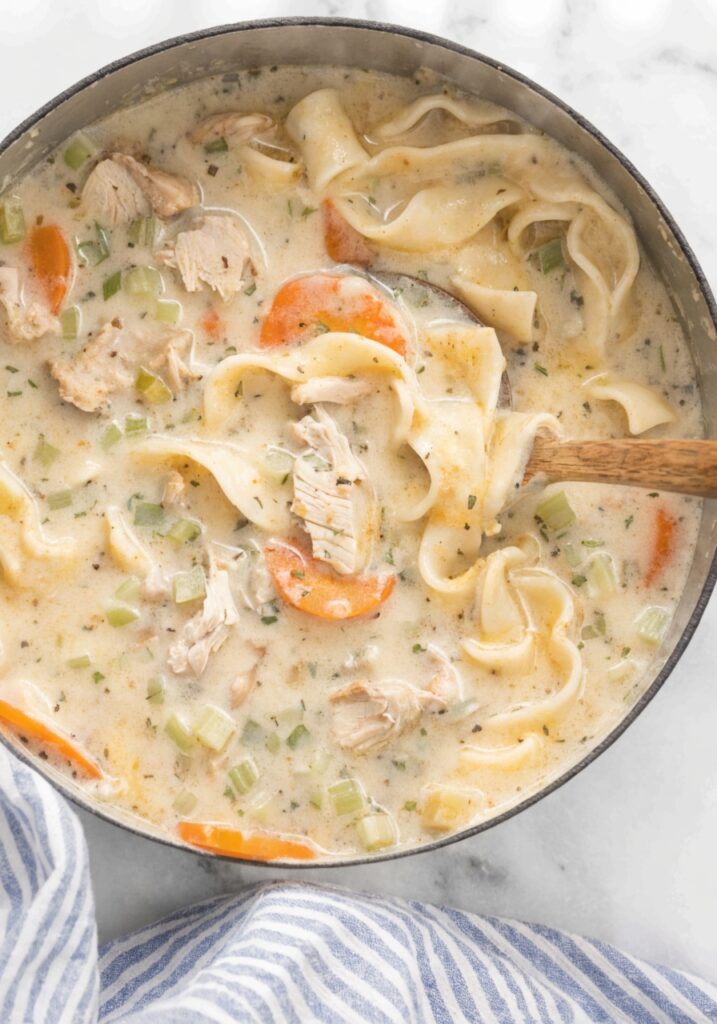 Creamy Chicken Noodle Soup