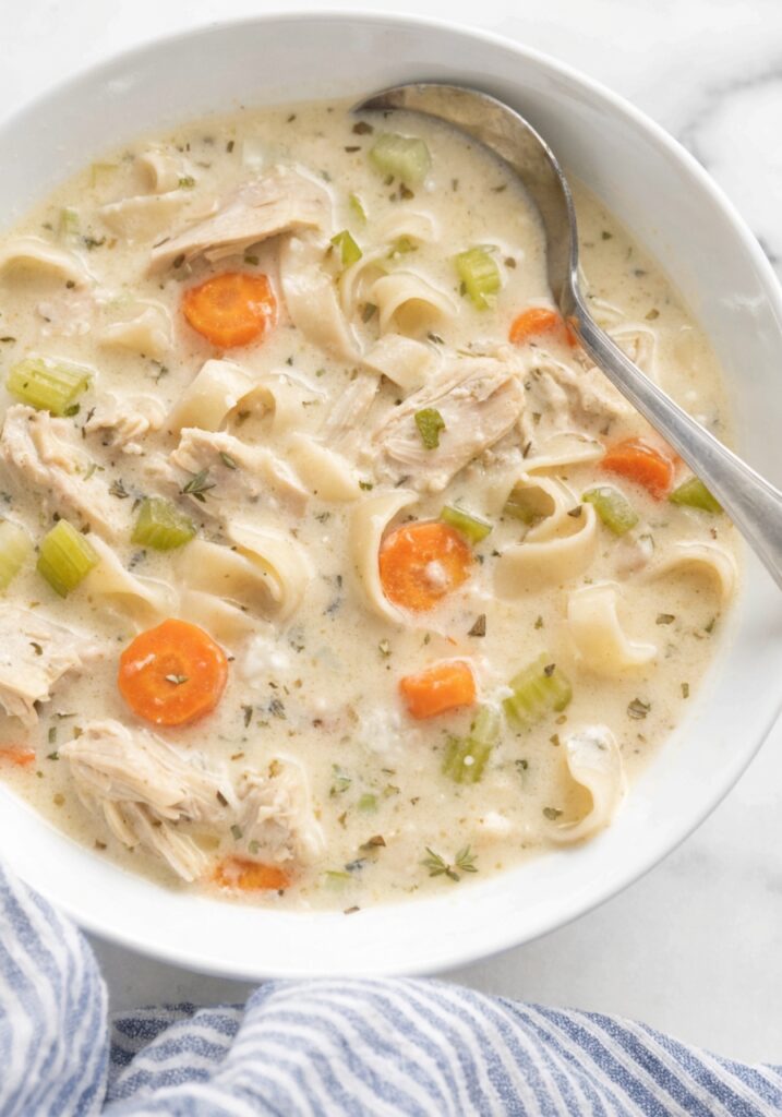 Creamy Chicken Noodle Soup