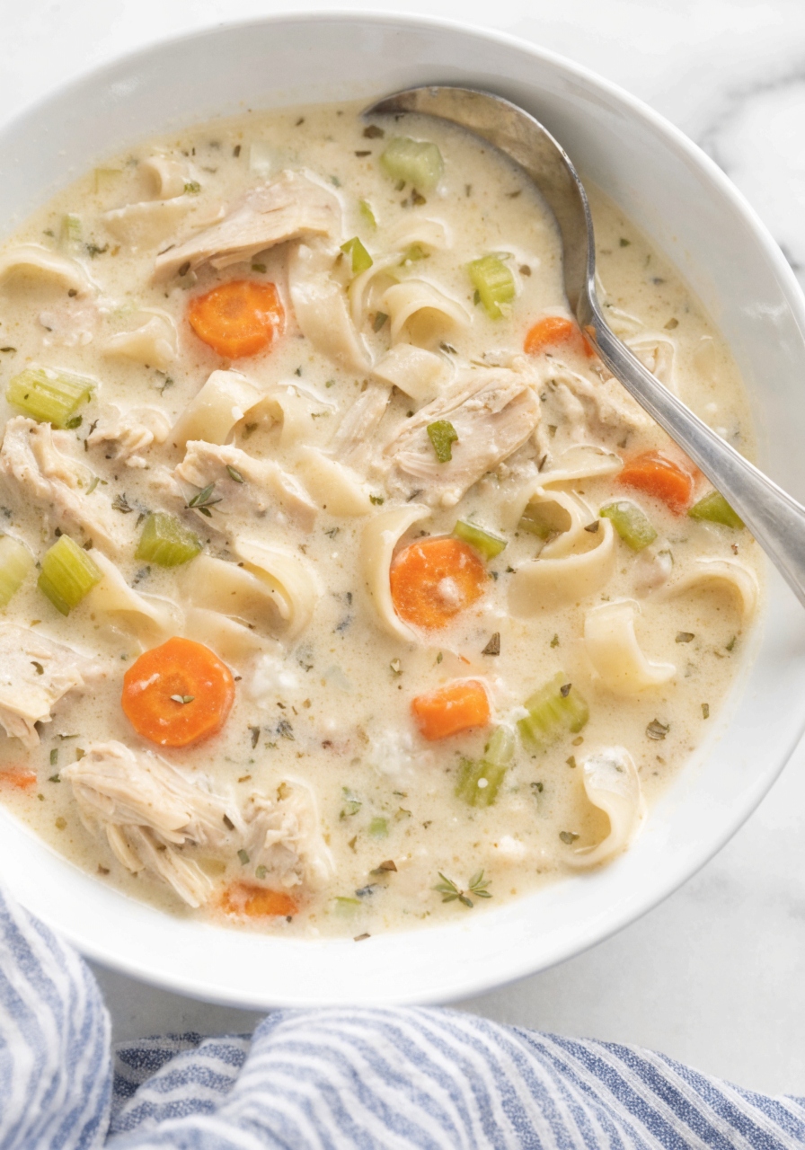 Creamy Chicken Noodle Soup