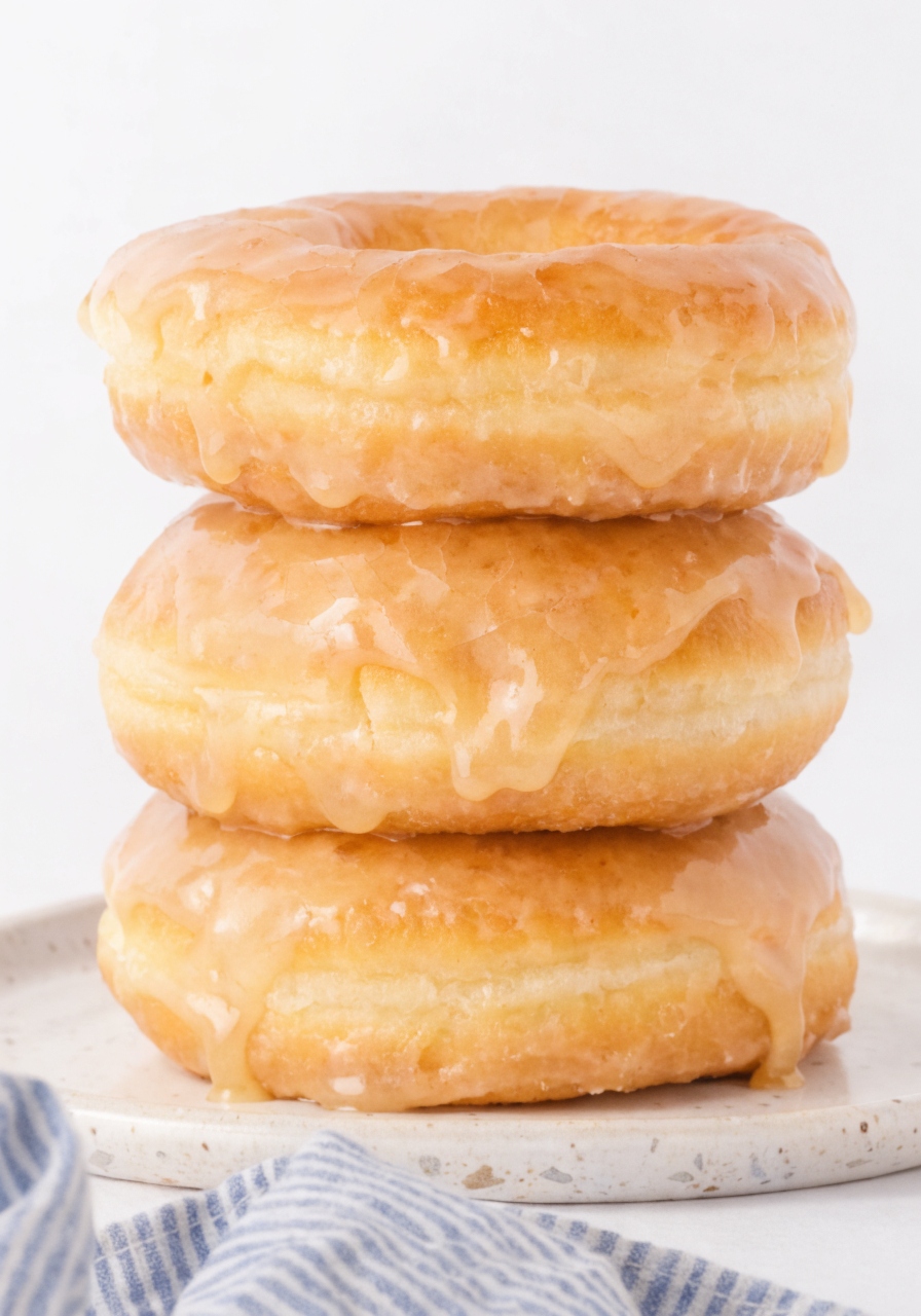 Homemade Glazed Doughnuts