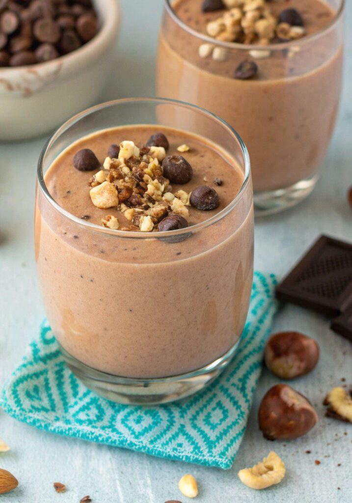 Chocolate Smoothie with Hazelnuts