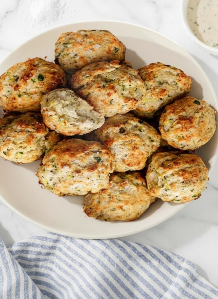 Zucchini Biscuits (Parmesan Herb)