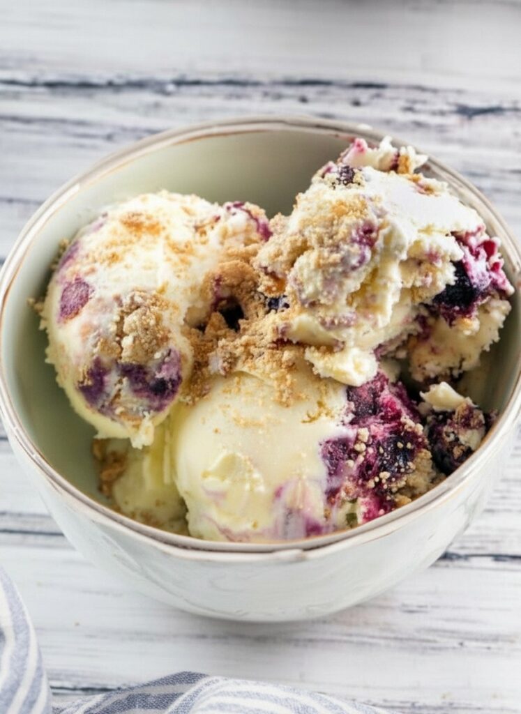 blueberry pie ice cream
