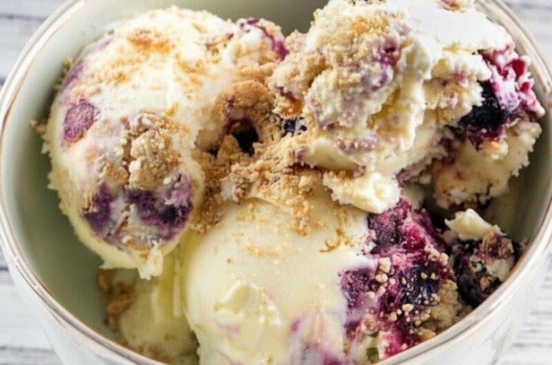 blueberry pie ice cream