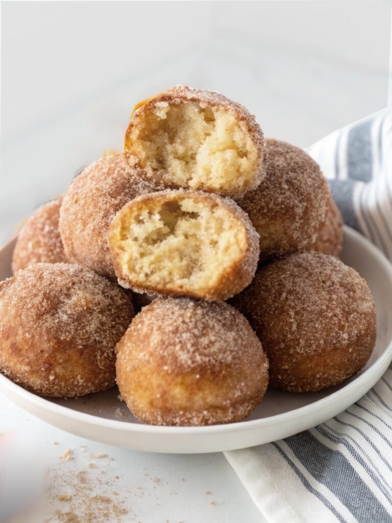 Baked Pumpkin Spice Donut Holes
