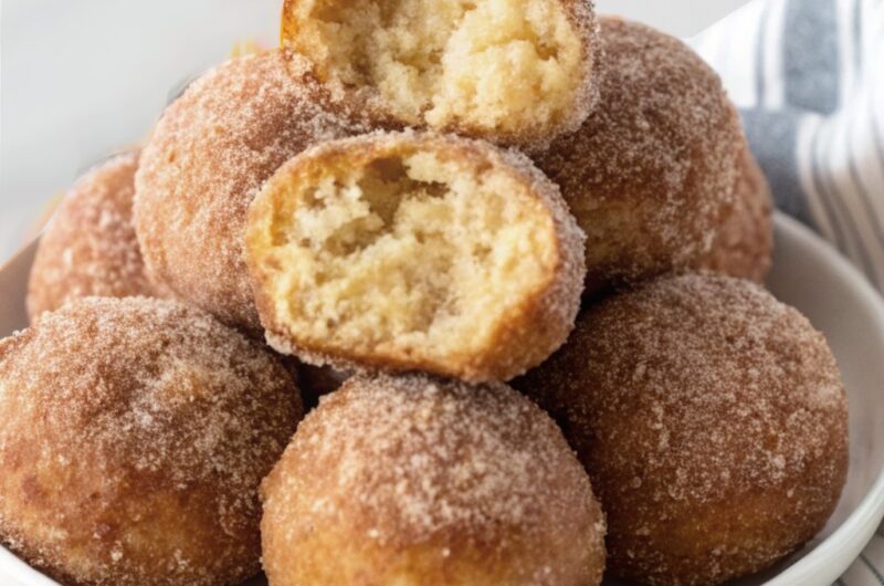 Baked Pumpkin Spice Donut Holes