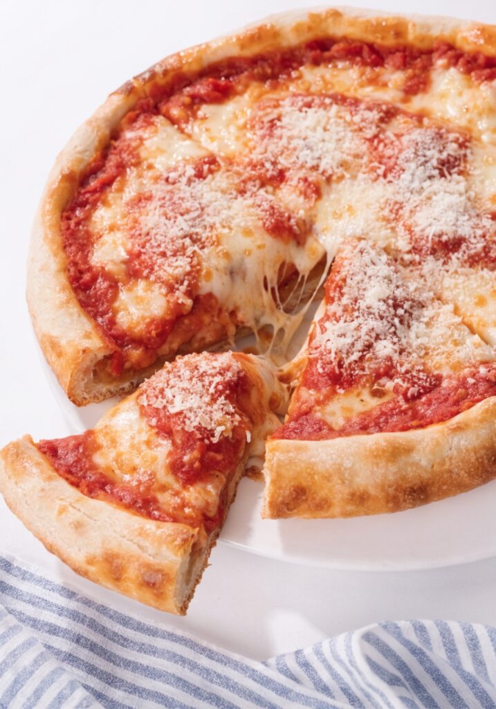 Chicago-Style Deep Dish Pizza