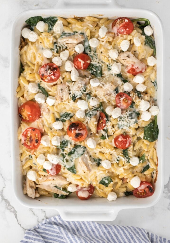 Chicken Orzo Bake