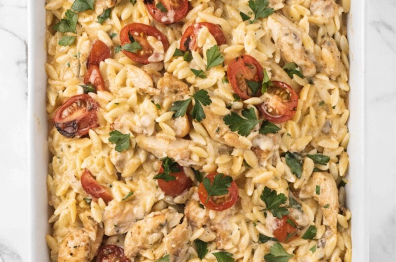 Chicken Orzo Bake