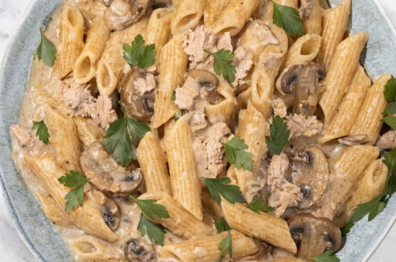 Creamy Tuna Mushroom Pasta