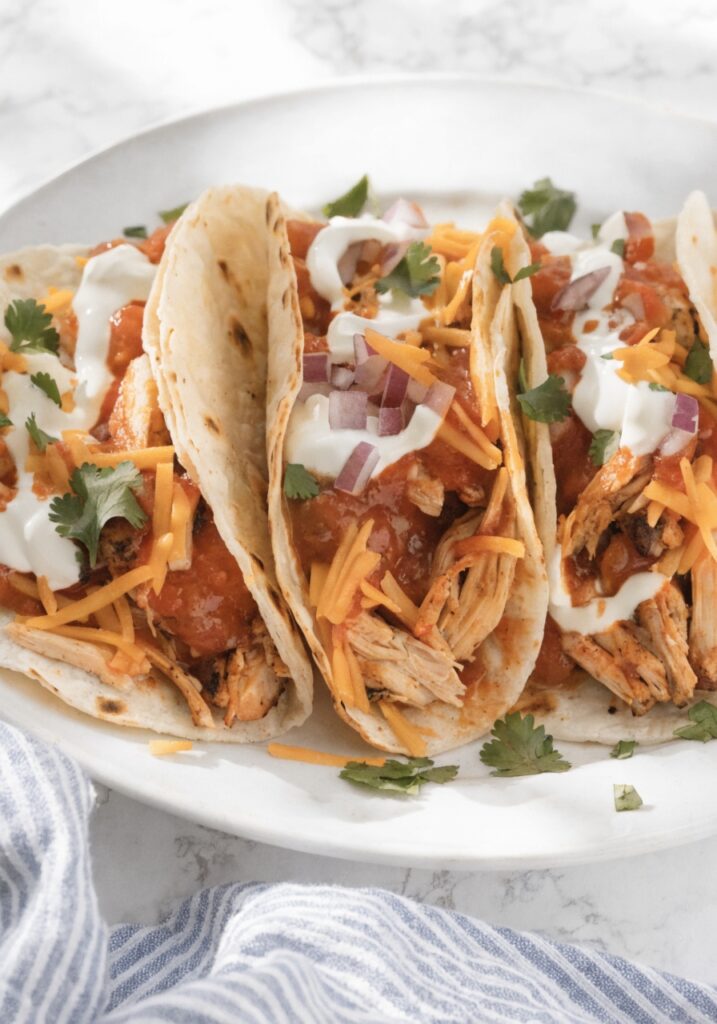 Crock Pot Chicken Tacos