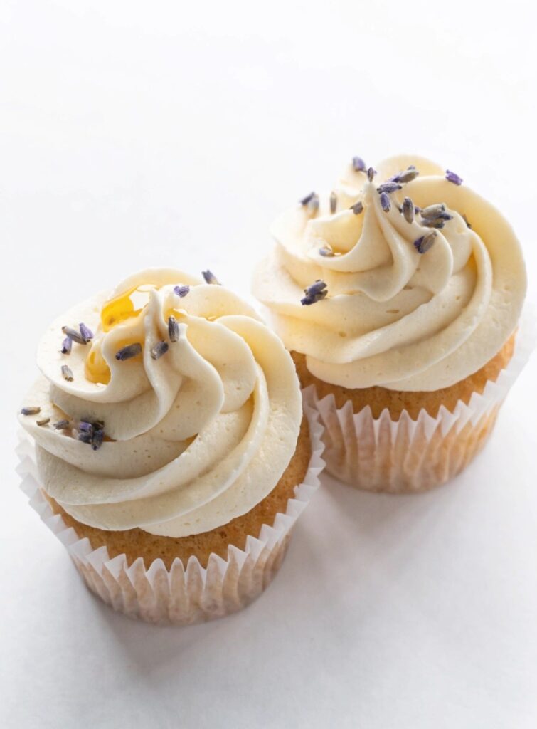 Honey Lavender Cupcakes