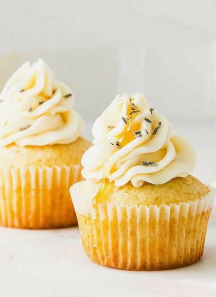 Honey Lavender Cupcakes