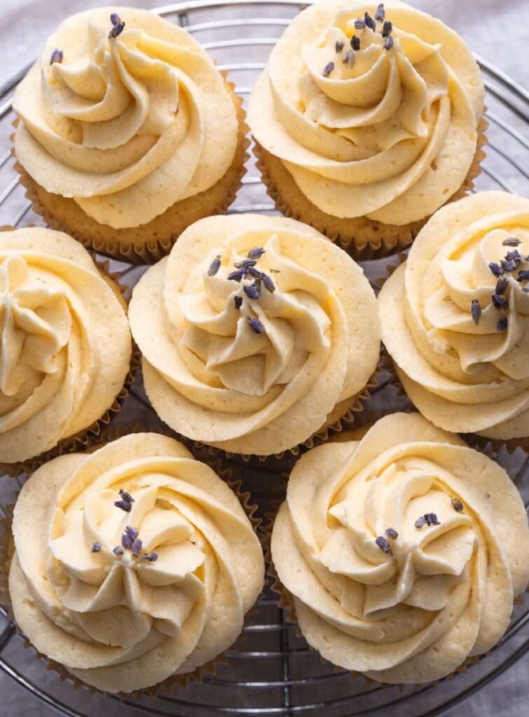 Honey Lavender Cupcakes
