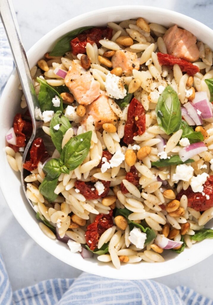 Italian Orzo Tuna Salad