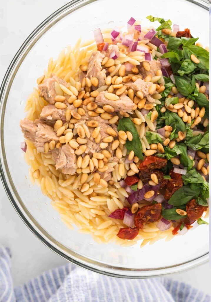 Italian Orzo Tuna Salad