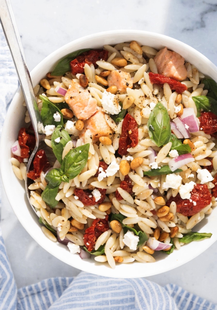 Italian Orzo Tuna Salad
