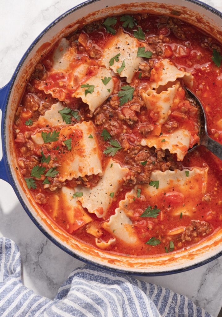 Lasagna Soup