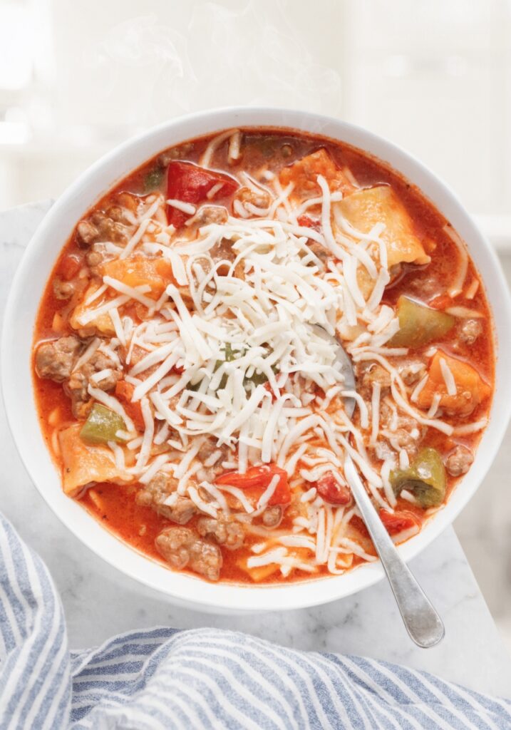 Lasagna Soup