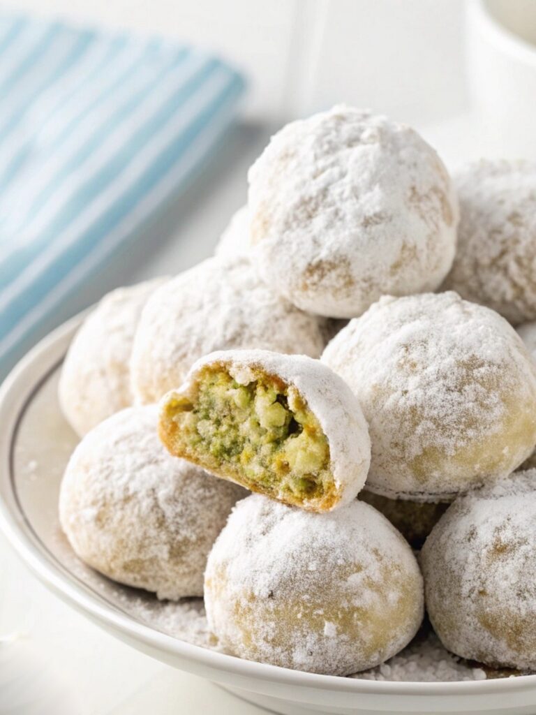 Pistachio Drop Cookies