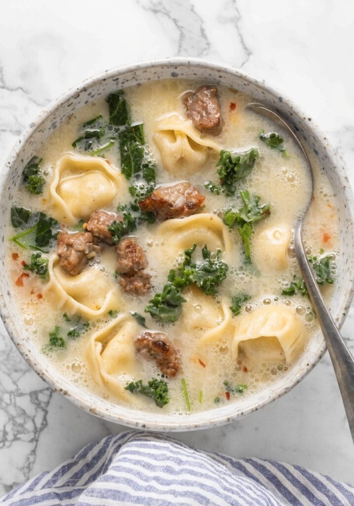 Sausage Tortellini Soup