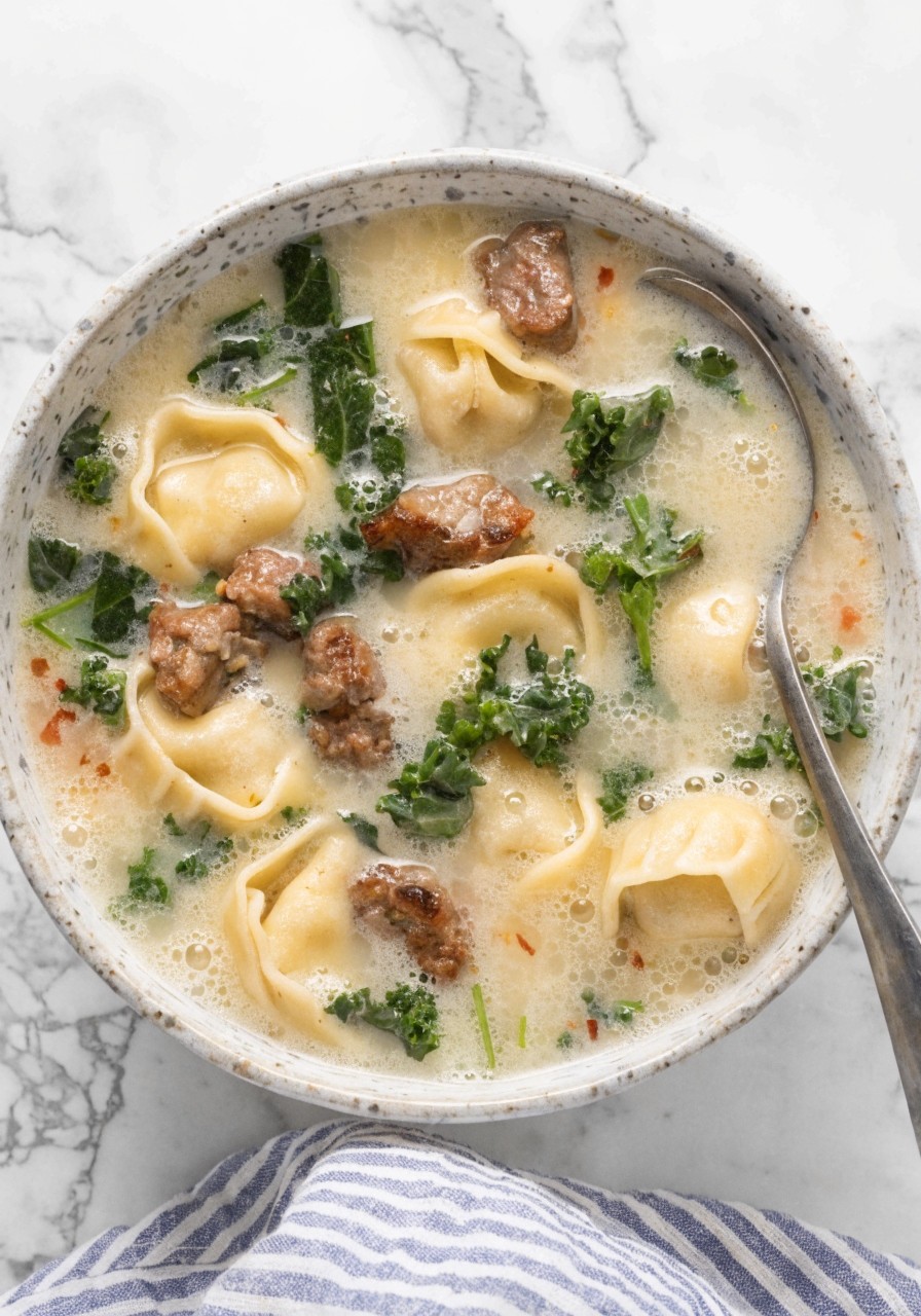Sausage Tortellini Soup