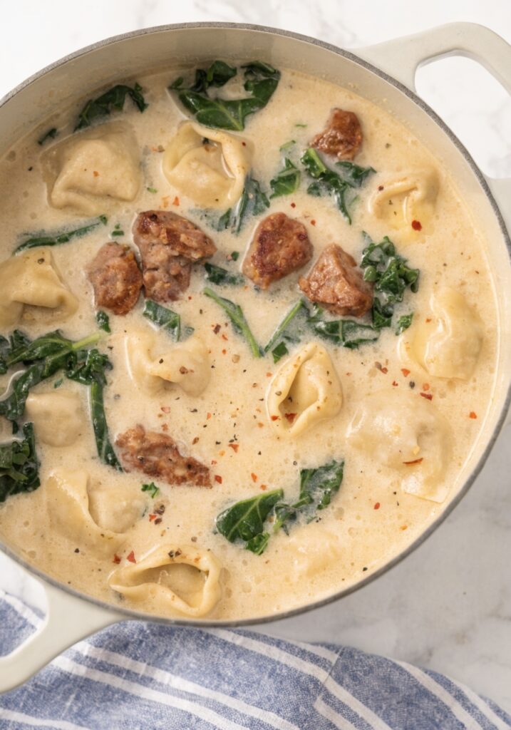 Sausage Tortellini Soup