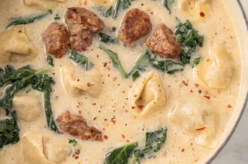 Sausage Tortellini Soup