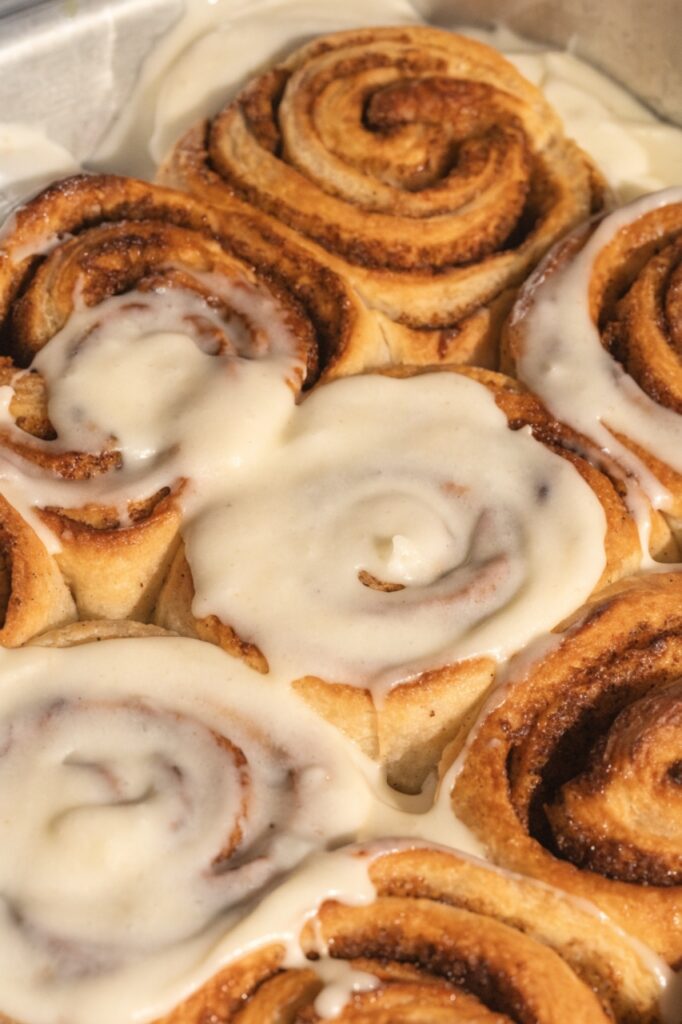 Sticky Banana Bread Cinnamon Rolls