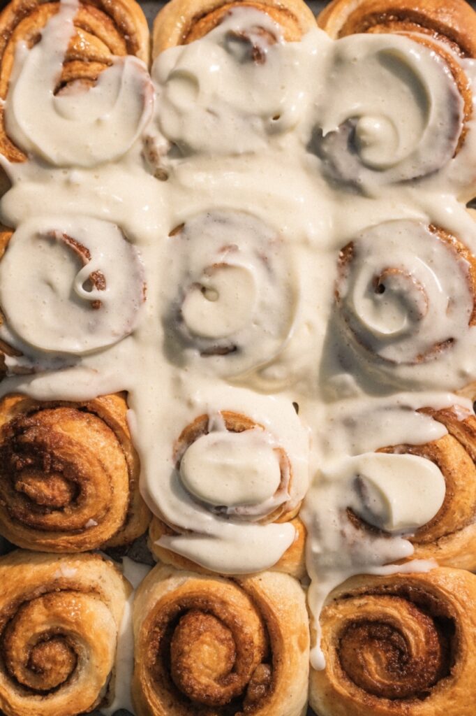 Sticky Banana Bread Cinnamon Rolls