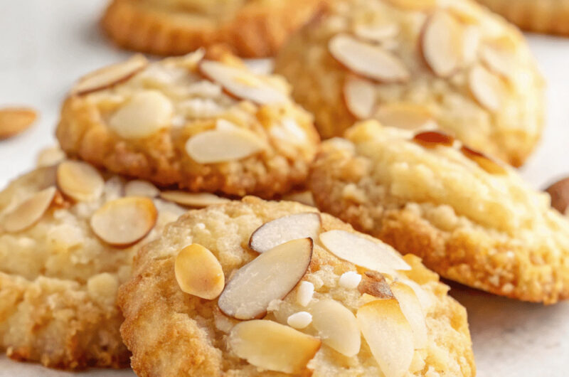 Almond Croissant Shortbread Cookies