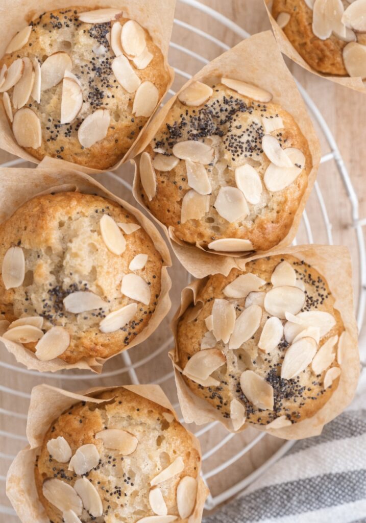 Almond Poppy Seed Muffins
