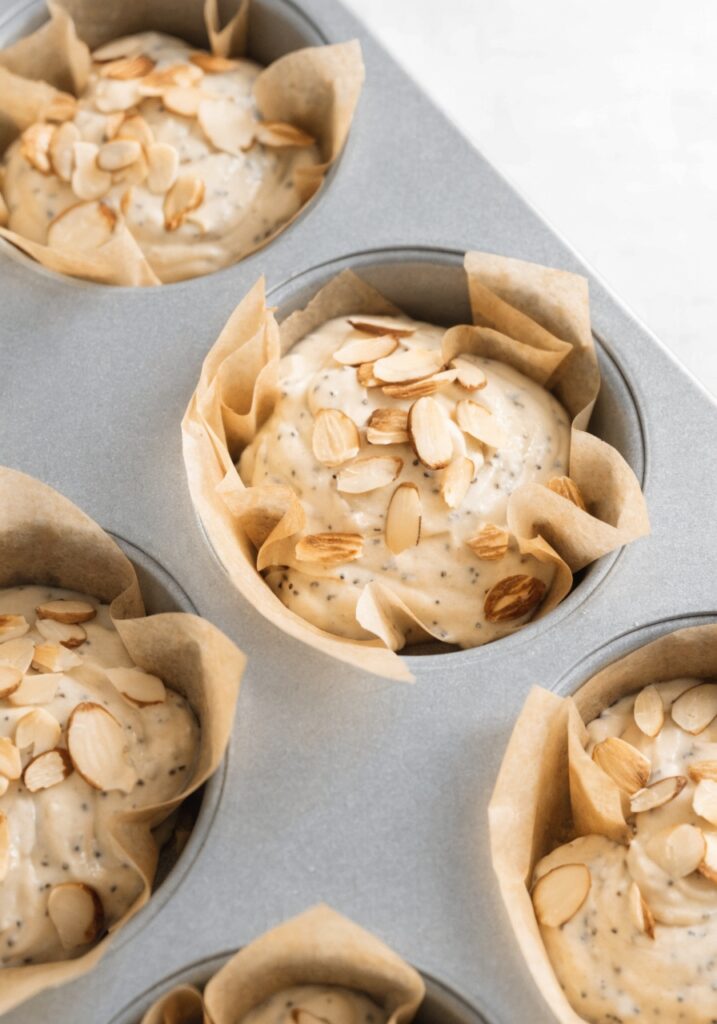 Almond Poppy Seed Muffins