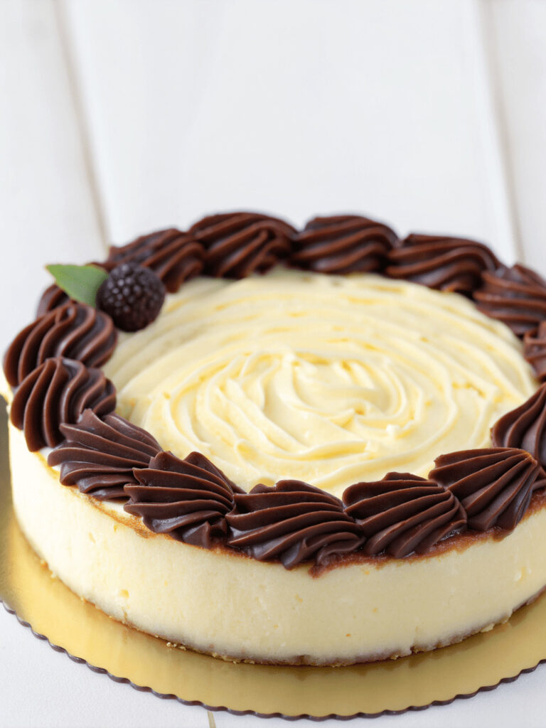 Boston Cream Pie Cheesecake