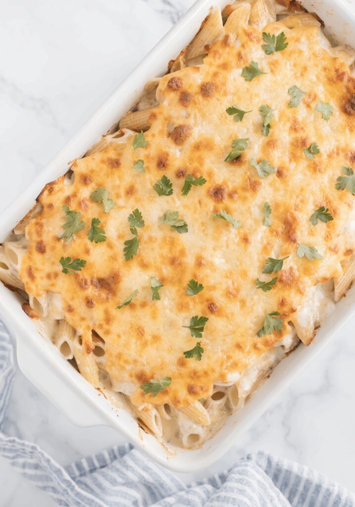 Chicken Alfredo Bake