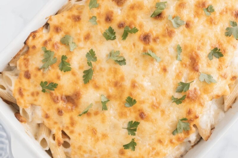 Chicken Alfredo Bake