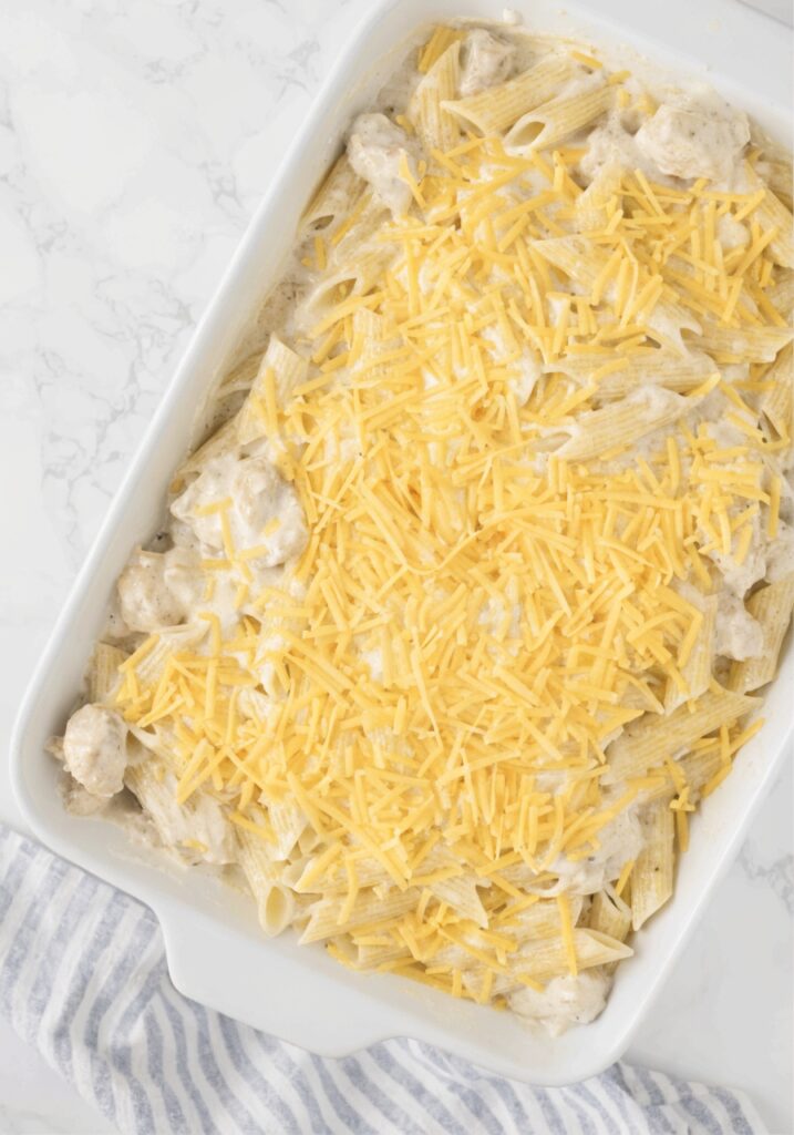 Chicken Alfredo Bake