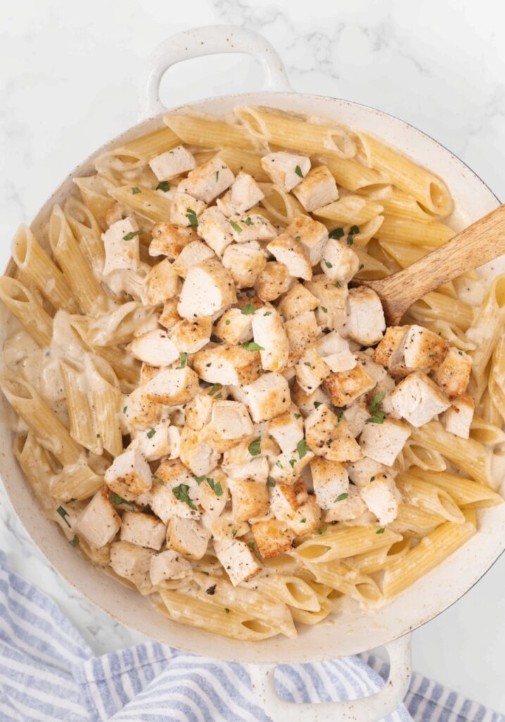 Chicken Alfredo Bake