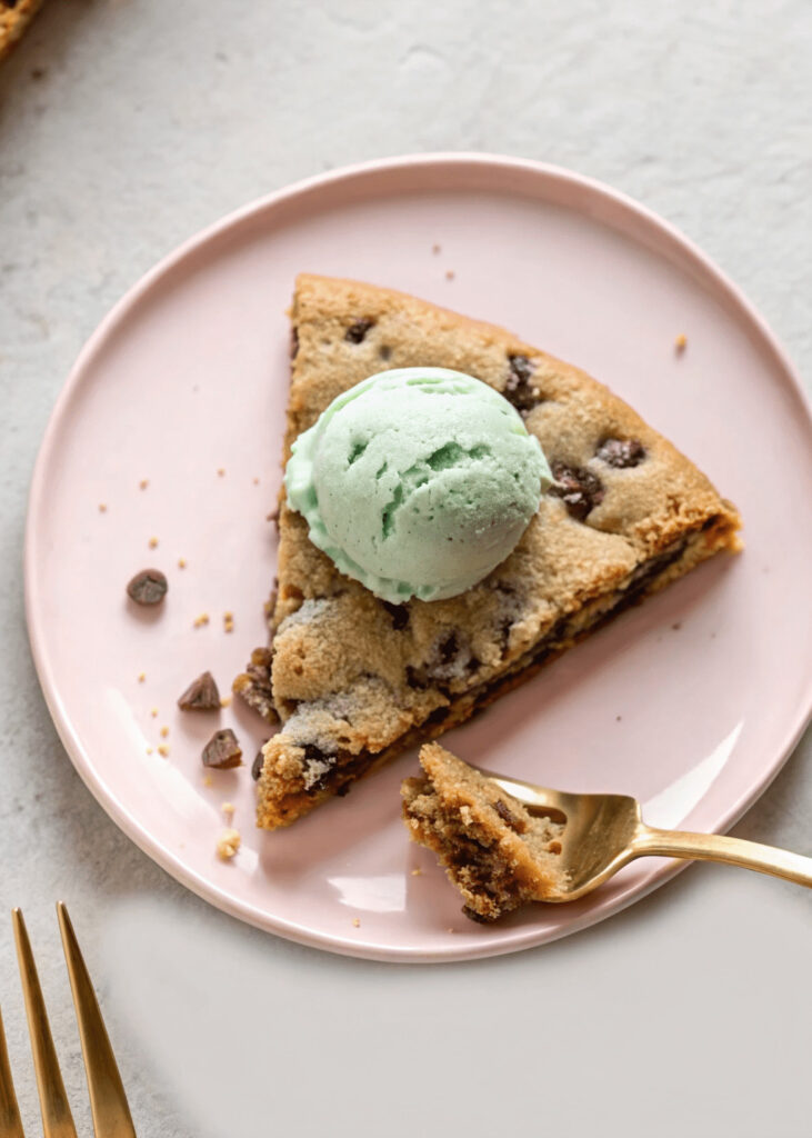 Chocolate Chip Cookie Pizza