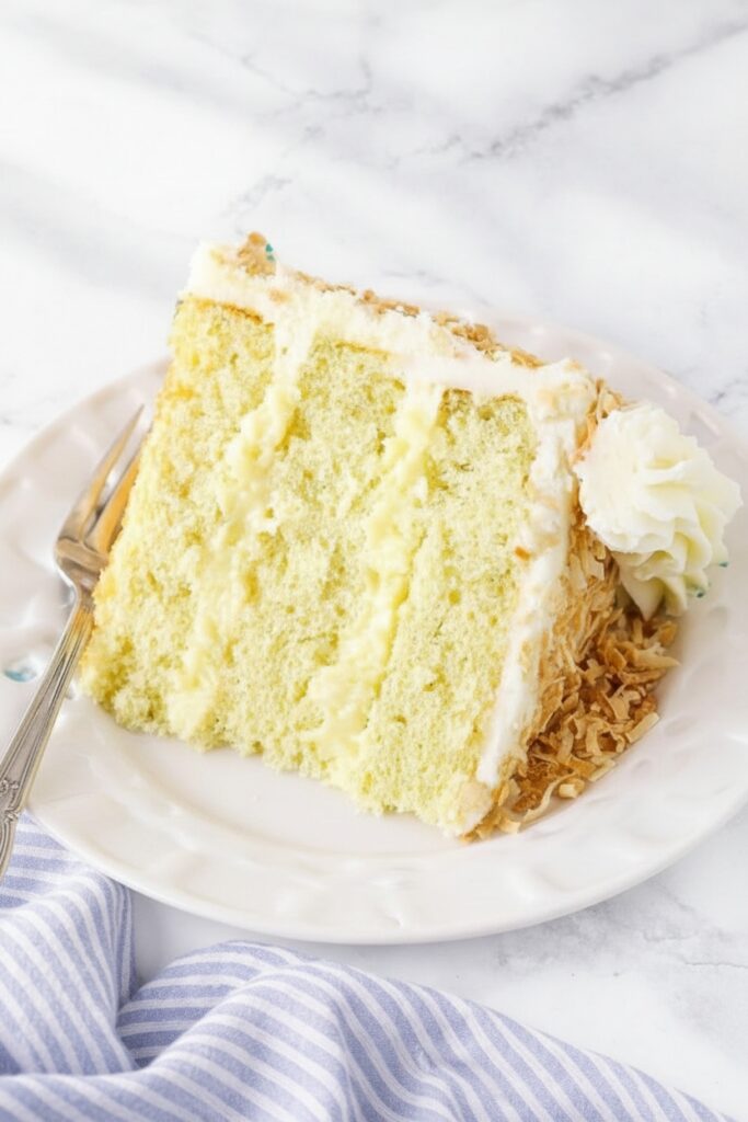 Coconut Custard Cake