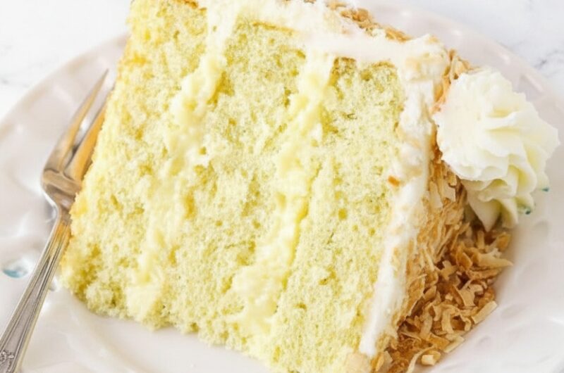 Coconut Custard Cake