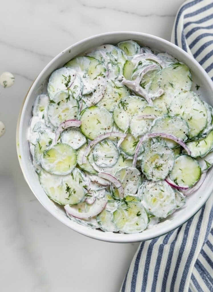 Creamy Cucumber Salad