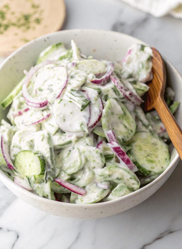 Creamy Cucumber Salad
