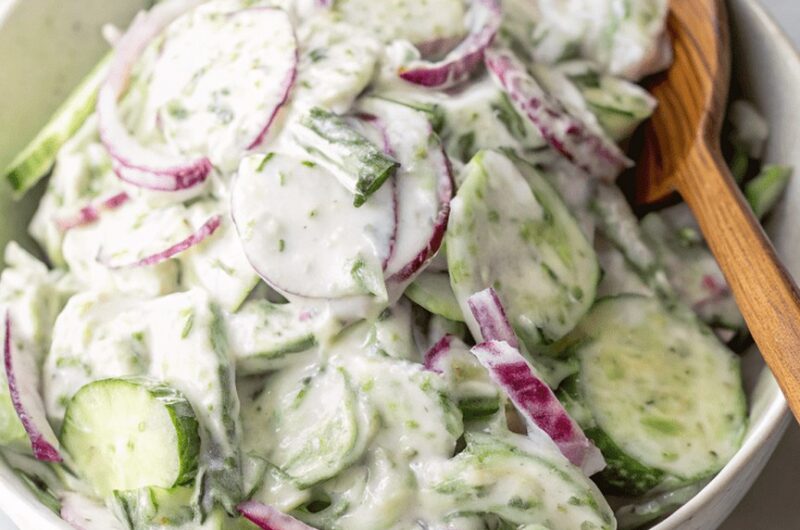 Creamy Cucumber Salad